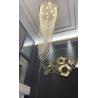 Buy cheap Luxury Stair Chandelier Lighting Crystal Tassel Indoor Lighting Restaurant Lobby Hotel Chandelier(WH-NC-32) from wholesalers
