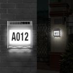 Buy cheap Waterproof 6000k Solar Address Sign Wall Light FCC 8pcs Led House Number Light from wholesalers