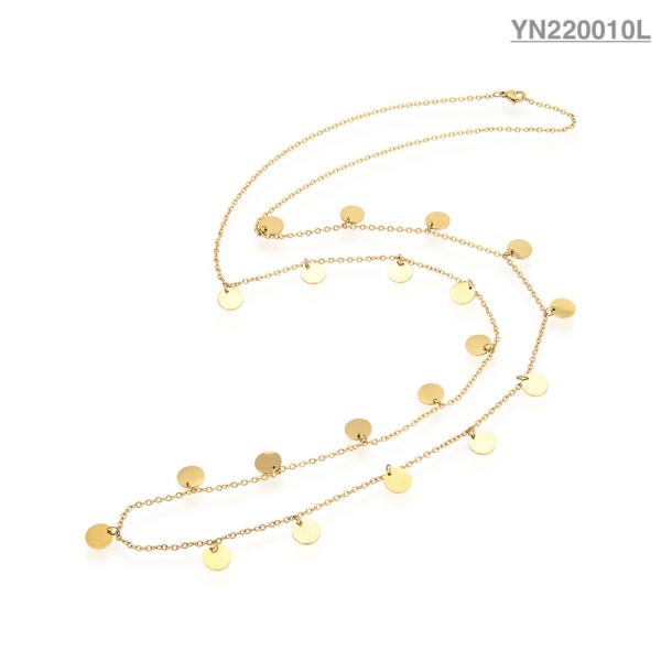 Buy cheap Layered Round Shell Tassel Necklace from wholesalers
