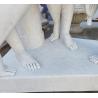 Buy cheap Stone carving figure sculpture white marble three lady statue ,stone carving supplier from wholesalers