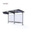 Buy cheap Clear Safety Glass Rear Wall Metal Bus Stop / Ooh Bus Shelter 3 years Warranty from wholesalers