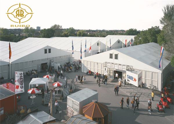 Buy cheap Outdoor Sunproof PVC Warehouse Storage Tent Industrial Aluminum Structure from wholesalers