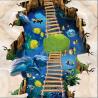 Buy cheap Linoleum 3D Flooring With Limestone Waterproof Art PVC Vinyl Flooring from wholesalers