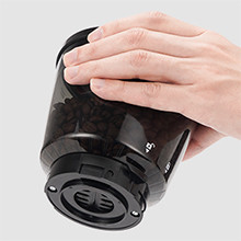 Black Homeuse Coffee Bean Burr Grinder Electric Particle Size CE ETL CB