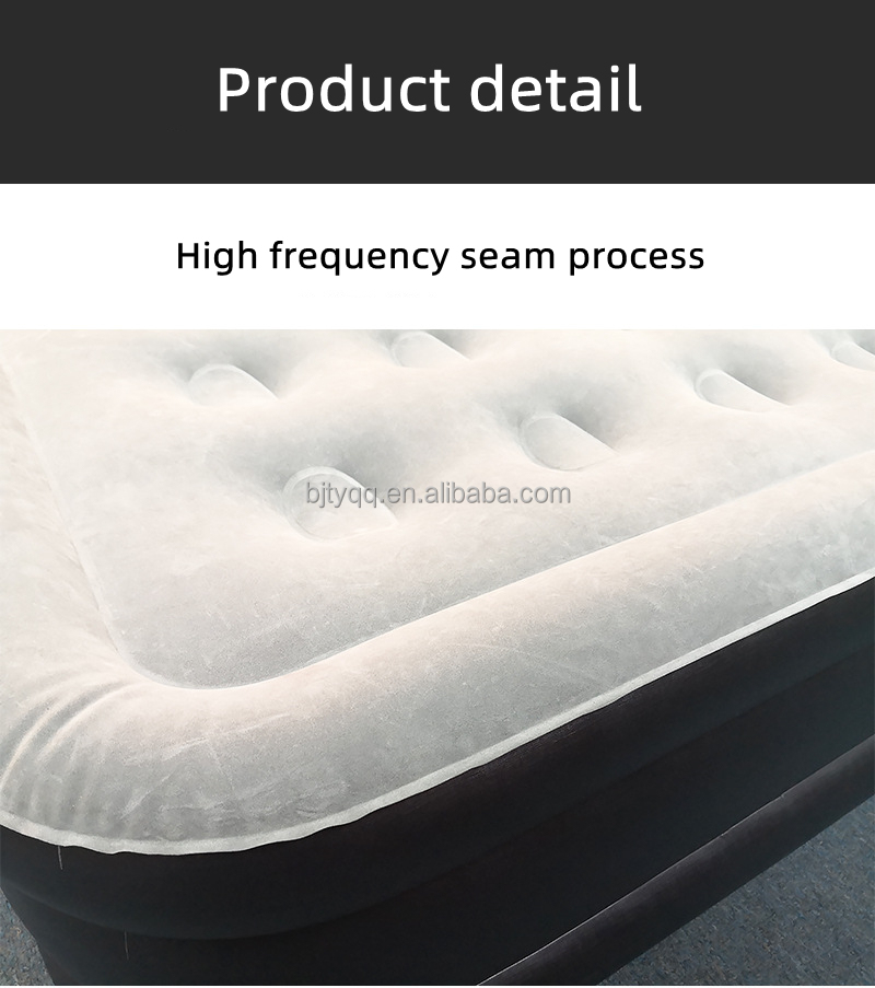 Custom High Quality PVC Folding Single Double Inflatable Bed Sofa Inflatable Lounger Air Sofa Tantra Sofa Bed with Air Pump