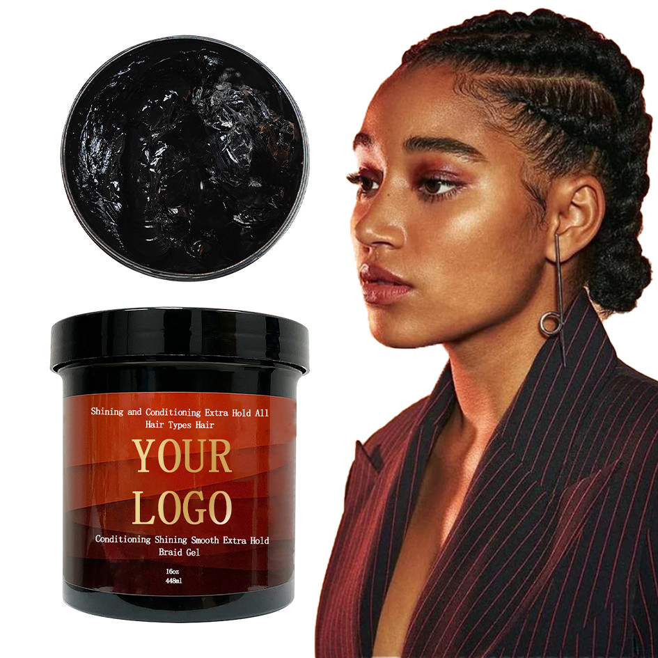 Private Label Hair Wax Colorful Pot Strong Hold 7 Smells Edge Control Hair Wax Pomade For Women