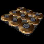Buy cheap Customized Disposable Plastic Transparent 9 Holes Yarn Wrapped Tray from wholesalers