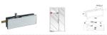 Glass Patch Fitting A-032, Material aluminium, steel, stainless steel, finishing