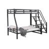 Buy cheap Durable Childrens Metal Bunk Beds , School Metal Twin Loft Bed With Slide from wholesalers
