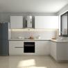 Buy cheap Classic Modern White Kitchen Cabinets Modular Stainless Steel Customized from wholesalers