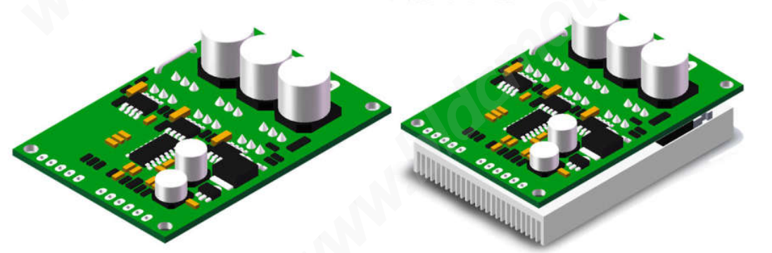 JUYI Rectangle 3 Phases 12V 24V 36V Hall Sensor Good Quality Motor Driver bldc Motor Controller with Technical Support JYQD-V7.3E2