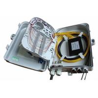 Buy cheap Outdoor FTTH Fiber Optic Termination Box 24 Fiber Count Easy Installation product