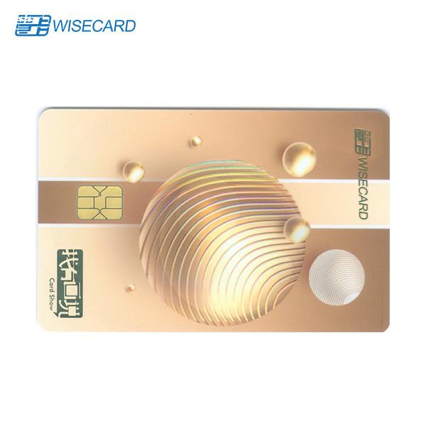 Buy cheap 85.5x54x0.76mm Stylish Metal Fingerprint Payment Card from wholesalers