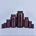 Plastic Screw Cap 100ml PP Brown Amber Reagent Bottle for Chemical Industry