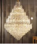 Luxury Led Crystal Chandelier For Living Room Modern Home Decor Lobby Large
