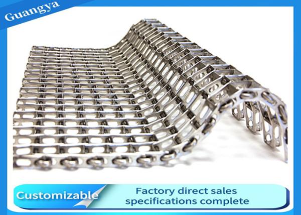 Buy cheap Alkali Resisting Eye Link SS316 Chain Conveyor Belt from wholesalers
