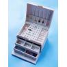 Buy cheap Customized Luxury Small Jewelry Box Organizer PU Handle Jewellery Organiser Box from wholesalers