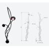 Buy cheap AC100V LED Outdoor Landscape Lighting IP66 Black Landscape Lights from wholesalers