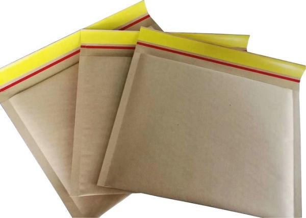 Buy cheap Brown Kraft Paper 160gsm Bubble Wrap Lined Envelopes 2 Sides Sealed from wholesalers