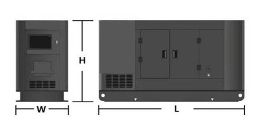 Soundproof 320KW 400KVA Diesel Generator Intelligent LED Display Control Panel