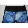 Buy cheap Dye Sublimated Custom High Waisted Sports Leggings , Womens Black Running Leggings from wholesalers