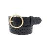 Buy cheap Hollow Flower Cowhide Women's Fashion Leather Belts Waved Edge from wholesalers