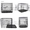 Buy cheap customized portable stainless steel aluminum metal folding big dog cage, dog kennels cages large outdoor durable dog hou from wholesalers