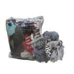 Free Sample Cotton t shirt hosiery cutting waste rags Dark Color Mixed T Shirt