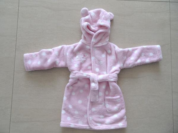 Buy cheap coral fleece infants gown,baby girl bathrobe from wholesalers