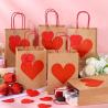 Buy cheap Gravure Printing Personalized Kraft Paper Bag for Valentine's Day Retail Gift Shopping from wholesalers