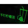 Buy cheap Tea coffee bar shop neon sign color billboard Drop shinpping No MOQ from wholesalers