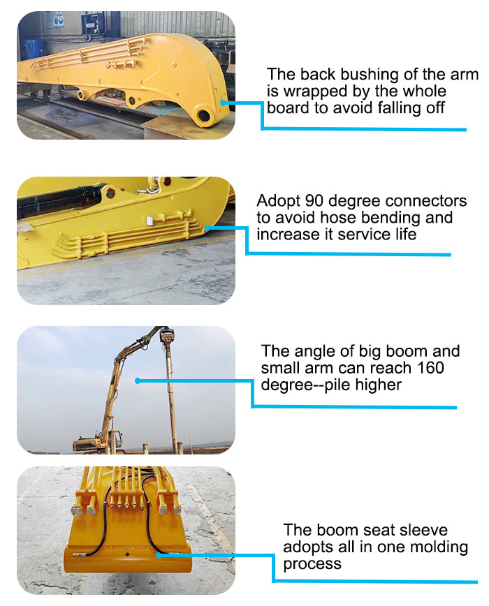 NO 1 CAT HITACHI KOMATSU SANY pile driver attachment for excavators