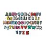 Buy cheap 26 Letters Iron On Embroidered Patches Set Multi Color 3'' Height from wholesalers