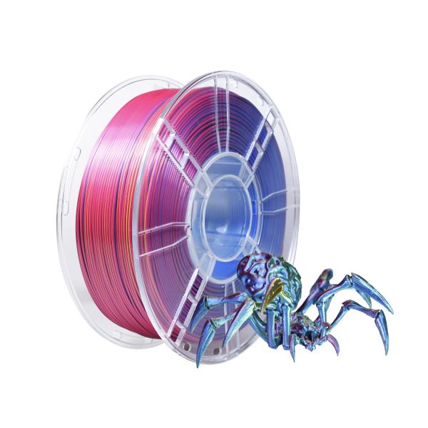 Buy cheap Red Yellow Blue Enhanced Toughness No Bubbles 3D Printer Silk Tri-Color PLA Plus Filament from wholesalers