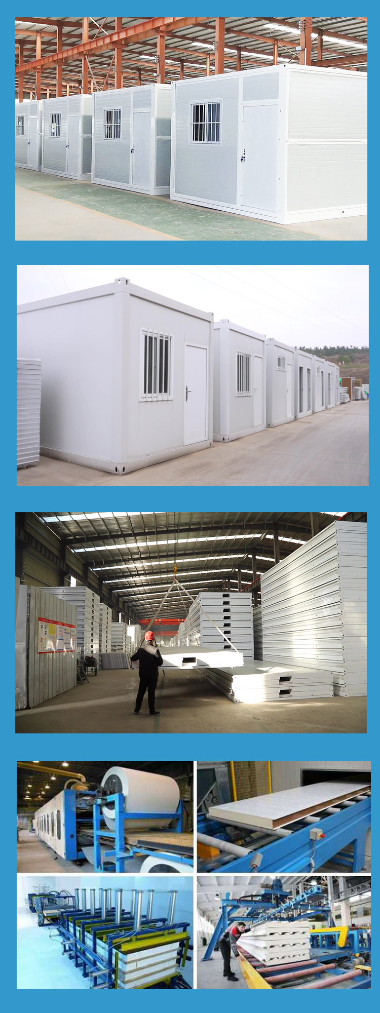 Detachable Prefab Modular Container Homes Mobile Foldable Tiny House Fast Install