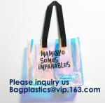Heavy-duty Clear Transparent PVC Shopping Bag,Fashion Transparent Pvc Coated