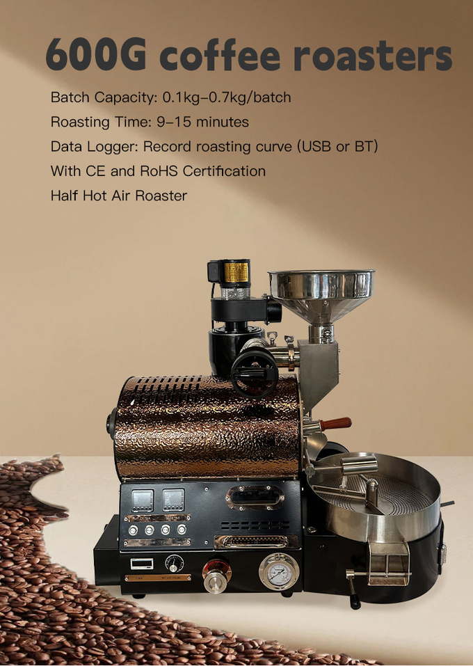 Mini Coffee Roaster Coffee Roasting Machine 600g Coffee Bean Roaster Baking Machine
