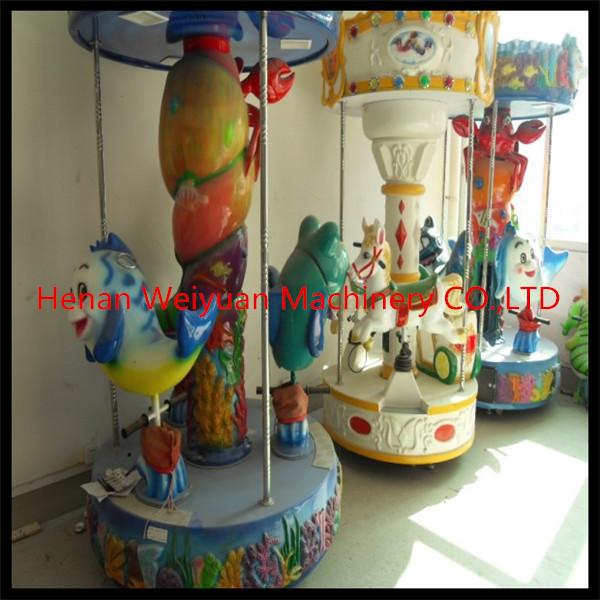 Buy cheap carousel coin children machine 3 seats mini carousel for sale from wholesalers
