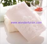 3D Jacquard 420GSM organic cotton amazon pink holiday hand towels