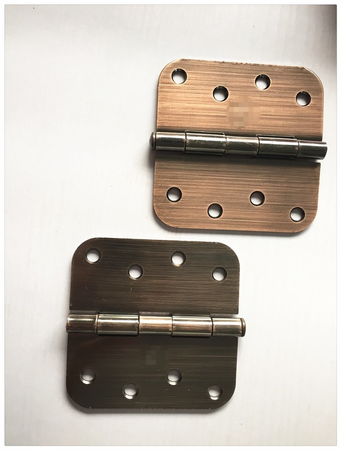 5/8" Metal Heavy Duty Door Hinges Ab Color Long Durability For Heavy Wooden Door