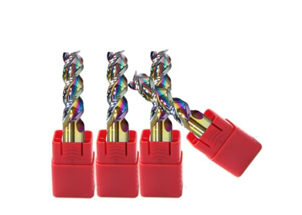 Buy cheap 3 Flutes Aluminum End Mills Spiral Shape Size Custom A380TC Coating from wholesalers