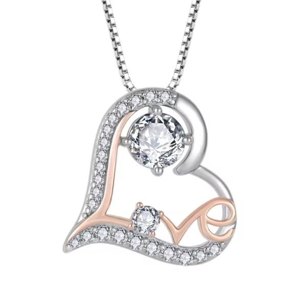 YASVITTI I Love You Heart Pendant Necklaces Birthday Valentine's Day Mother's