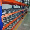 Buy cheap 4.5T Roller Storage Rack SGS Gravity Flow Shelving Systems Silver from wholesalers