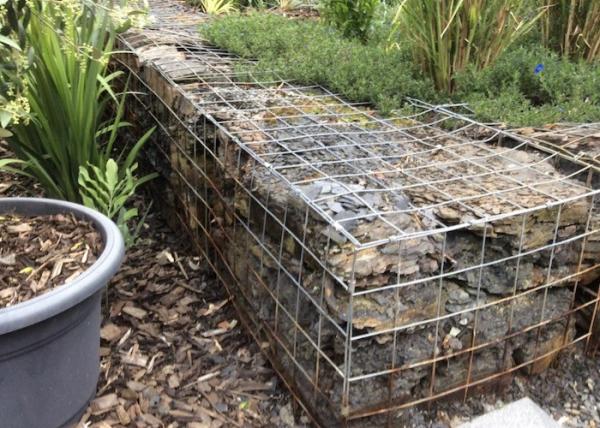 Buy cheap Green Pvc Coated Rectangle Retaining Wall Gabion Baskets As Garden Decoration from wholesalers