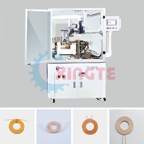 Buy cheap XT-605D Fully Automatic Alpha Coil Winding Machine For Wireless Charger Coil from wholesalers