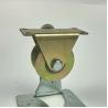 Buy cheap 4 Inch Metal H Groove Wheels Solid Steel Rigid Sliding Roller Track Casters from wholesalers
