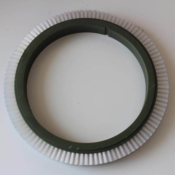 Buy cheap Stenter Machine Parts Monforts Finishing Spares Brush Wheel 167mm Innder Dia Black Bristle Pig Hair from wholesalers