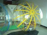 1.0mm TPU Zipper Colorful Water Balls Transparent For Amusemnt Park