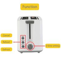 Buy cheap Home Breakfast Sandwich Pop Up 2 Slice Toaster Reheat Function product