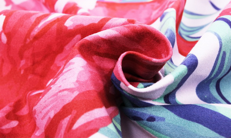 Knitted Sublimated Beach Towels Dense Terrt Strong Water Absorbability